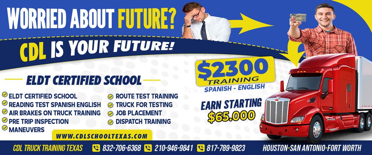 CDL training Frisco TX, image show phones and services