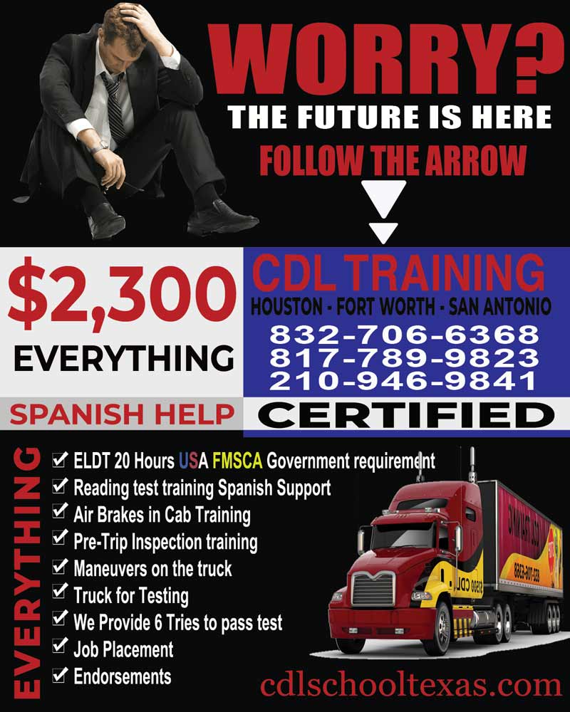 Explore CDL School Fort Worth TX: Discover our Contact Information, Comprehensive Services, and School Advertising in the Image